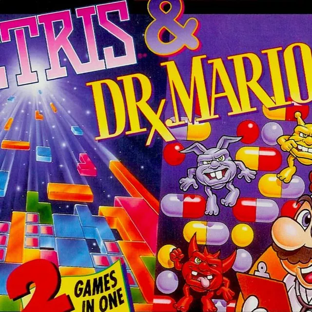Carátula de Tetris & Dr. Mario, para Super Nintendo