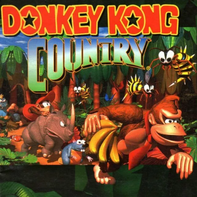 Carátula de Donkey Kong Country, para Super Nintendo